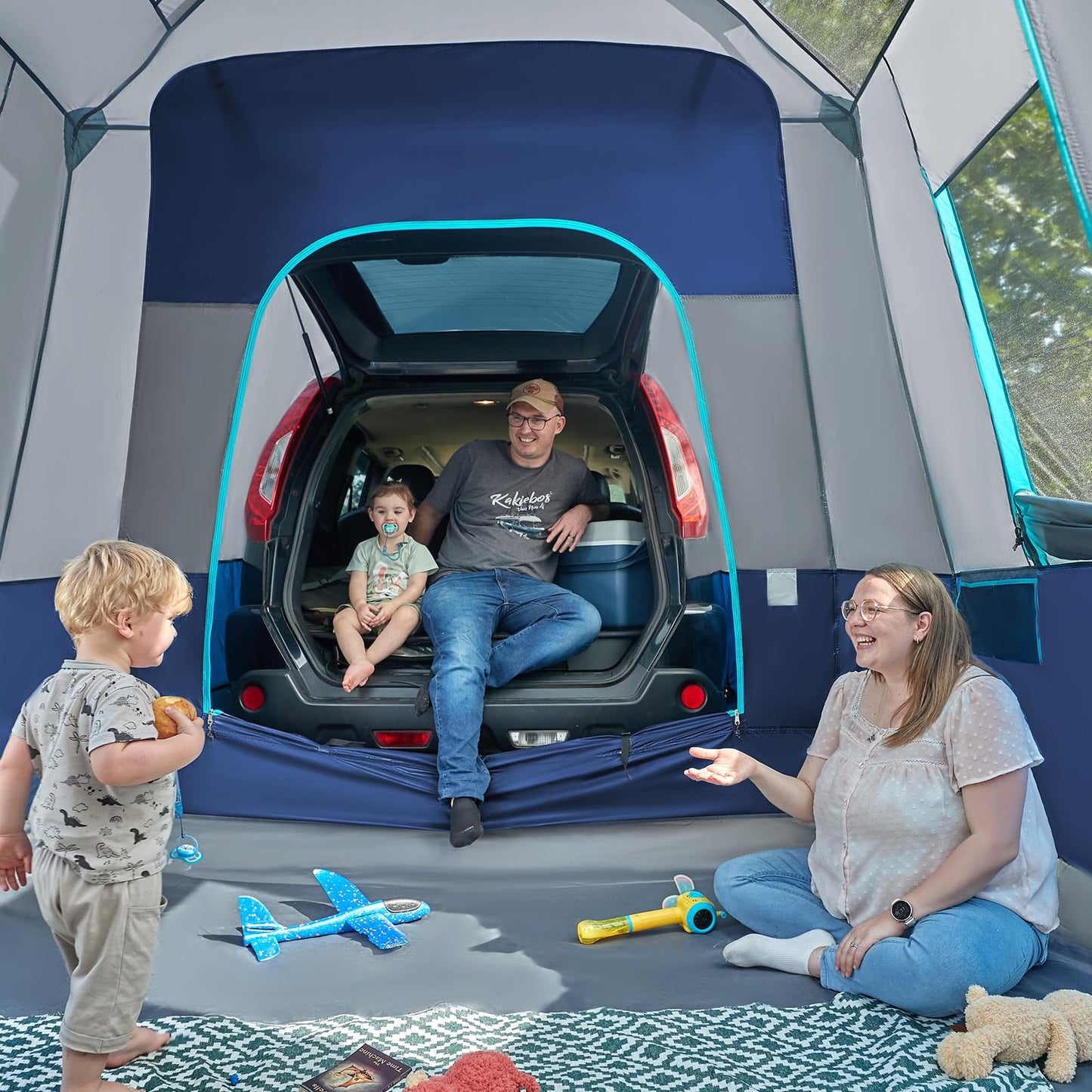 TIMBER RIDGE Heckzelt SUV 5 Personen wasserdicht 3000mm