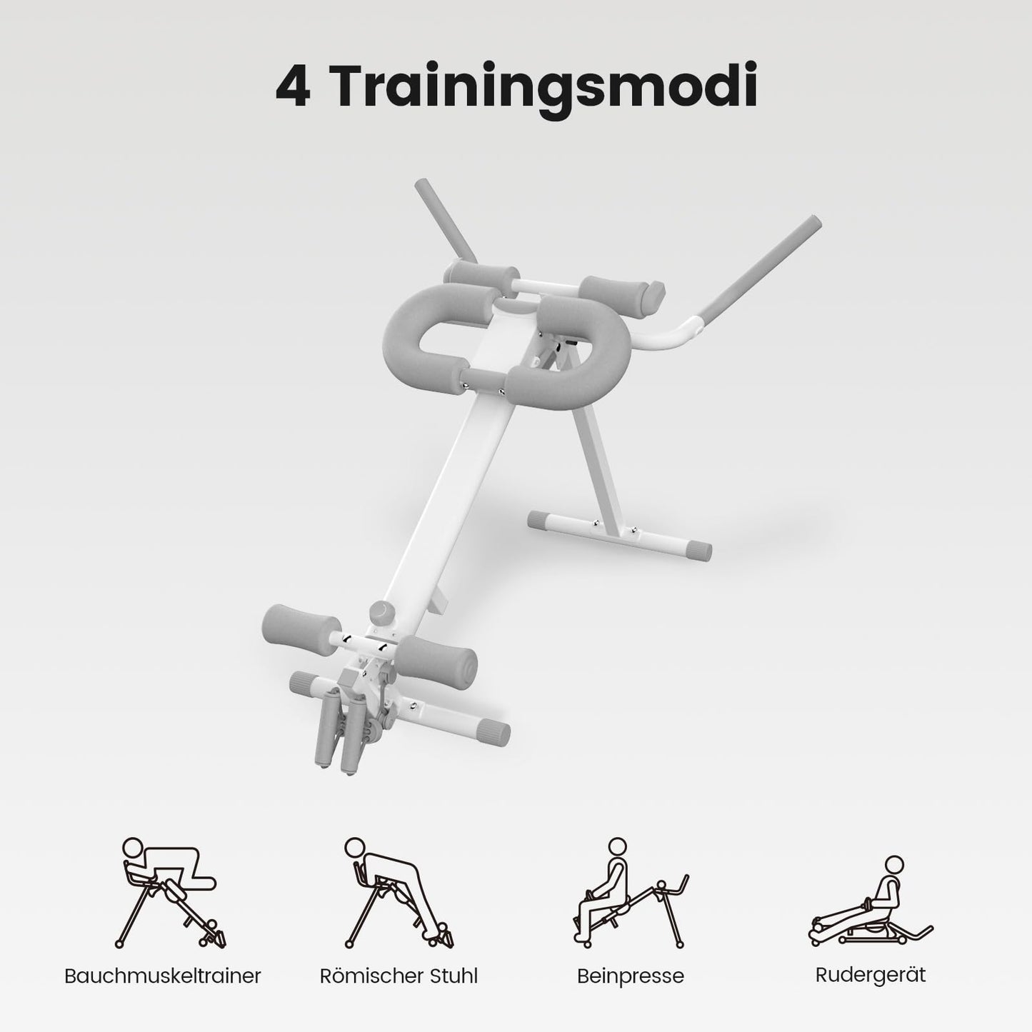 WONDER CORE 4-in-1 Rudergerät Heimtrainer bis 242 kg