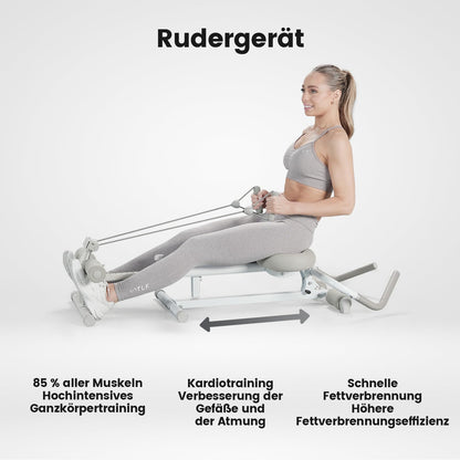 WONDER CORE 4-in-1 Rudergerät Heimtrainer bis 242 kg