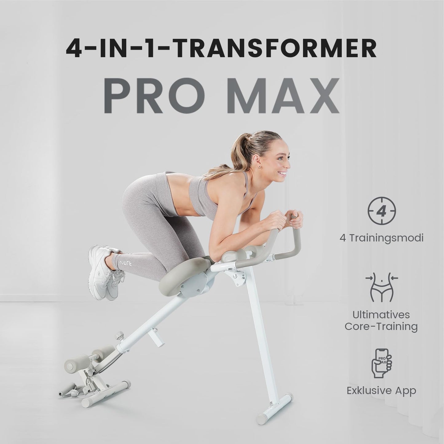 WONDER CORE 4-in-1 Rudergerät Heimtrainer bis 242 kg