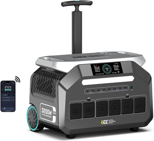 IEE 3200W Powerstation 2048Wh LiFePO4 – Solargenerator