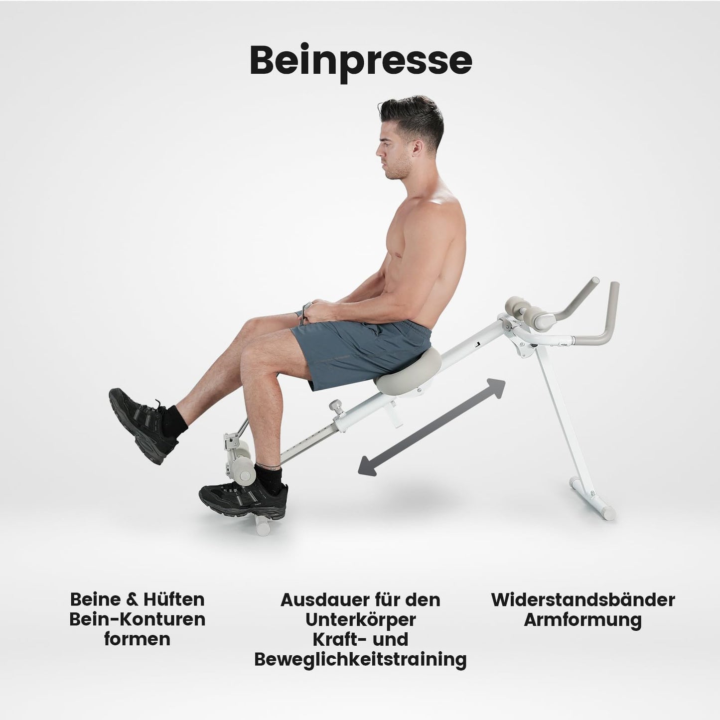 WONDER CORE 4-in-1 Rudergerät Heimtrainer bis 242 kg