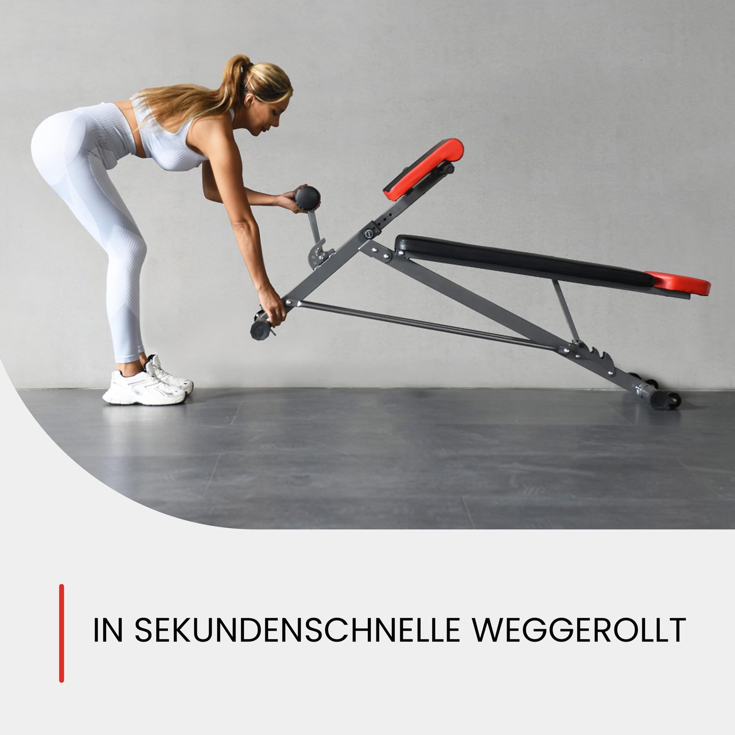 Finer Form Multifunktionale Hantelbank – 5-in-1 Trainingsbank