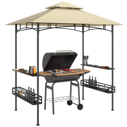 Outsunny Grillpavillon 240x150 cm – wasserdicht, UV-Schutz