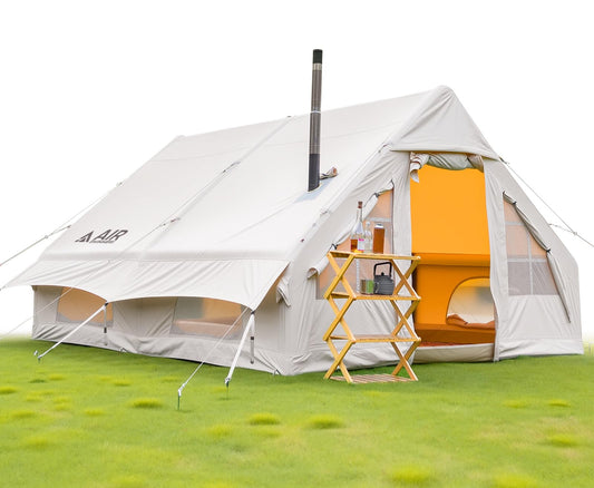 Aufblasbares Familienzelt 2–10 Personen | 5 Min. Aufbau | Glamping