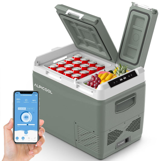 Alpicool KLS48 39L Kompressor Kühlbox 2 Zonen | APP | 12V/230V | -20°C
