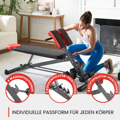 Finer Form Multifunktionale Hantelbank – 5-in-1 Trainingsbank