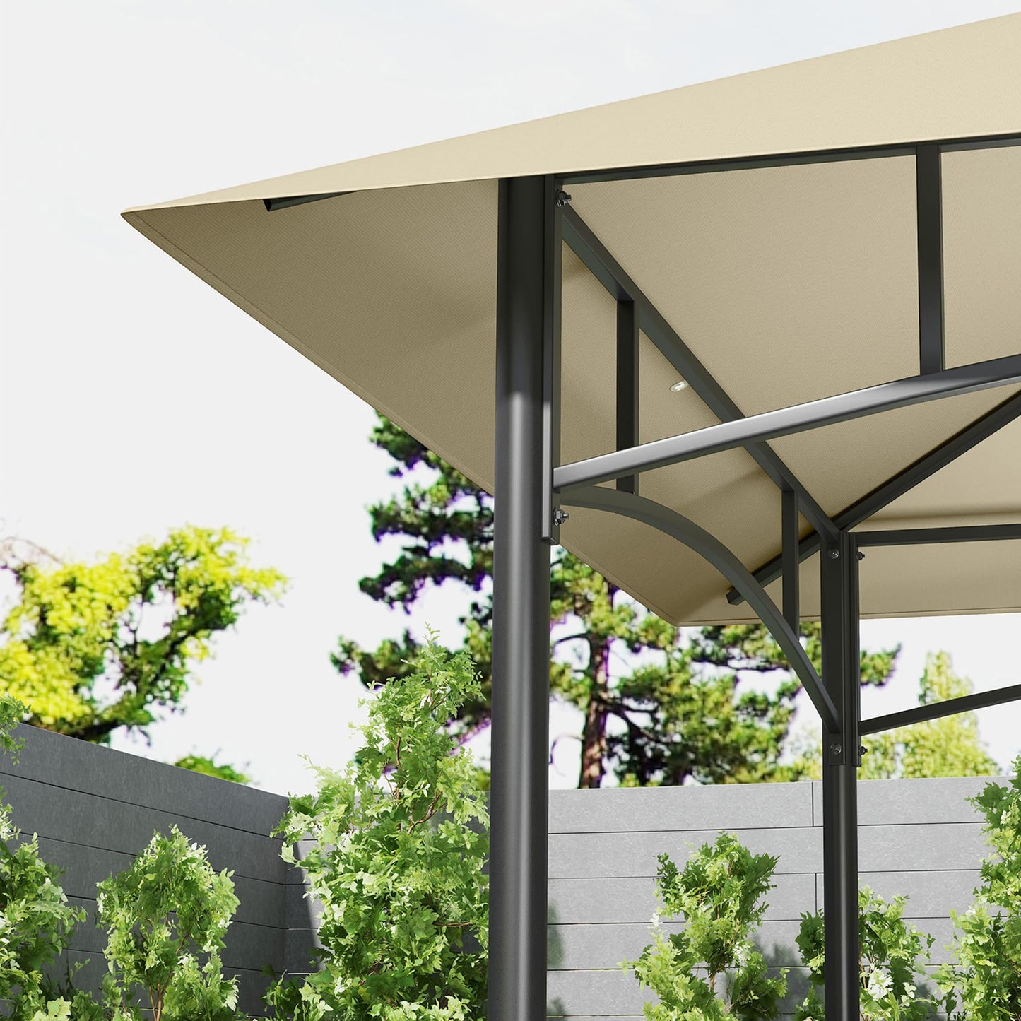 Outsunny Grillpavillon 240x150 cm – wasserdicht, UV-Schutz