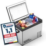 PLUG IN FESTIVALS Kompressor Kühlbox 40L – 12V/230V, bis -20°C