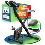 Tretmann Heimtrainer Fahrrad Klappbar – leise, bis 150 kg