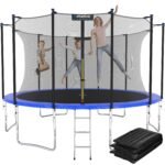 KINETIC SPORTS Trampolin Outdoor Ø 366 cm – Salto Plus Blau