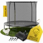 FRIEDO Outdoor Trampolin 305 cm – Sicherheitsnetz & EN71 geprüft